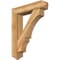 Ekena Millwork Balboa Arts and Crafts Rough Sawn Bracket w/ Offset Brace, Western Red Cedar, 8"W x 36"D x 44"H BKT0806X36X44BOA03RWR - alternate 1